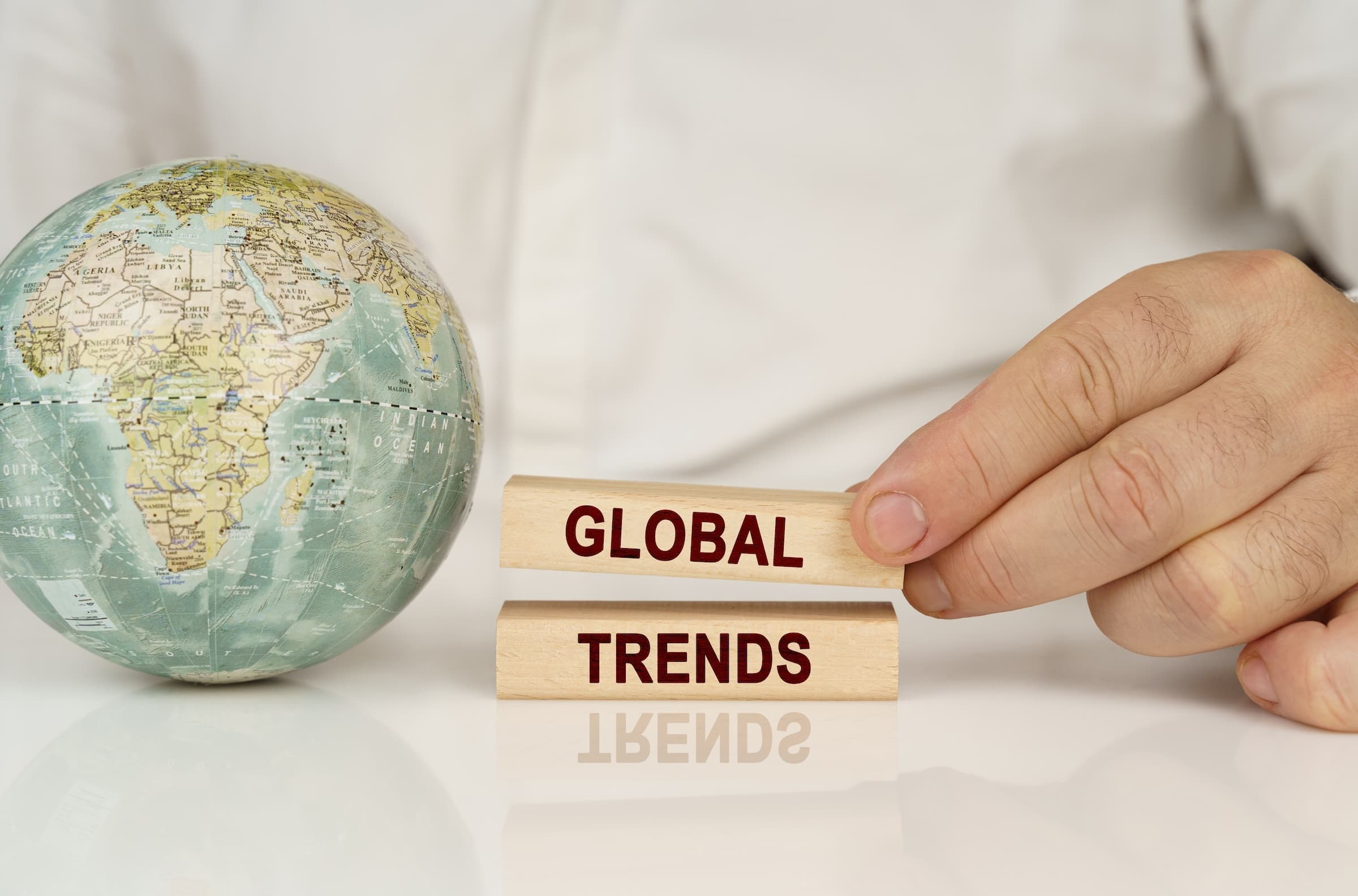 Globe representing international education